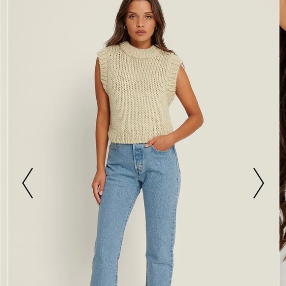 Chunky knitted Vest - Picture 1 of 4